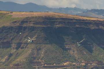 Cuatro países participan en ejercicios de desembarco frente a Las Canteras (Foto Antonio Rico)
